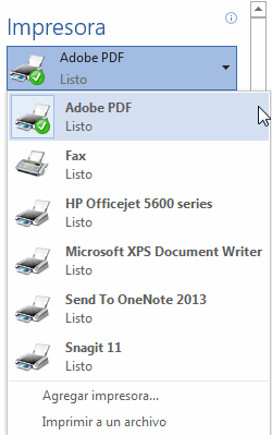 impresoras virtuales